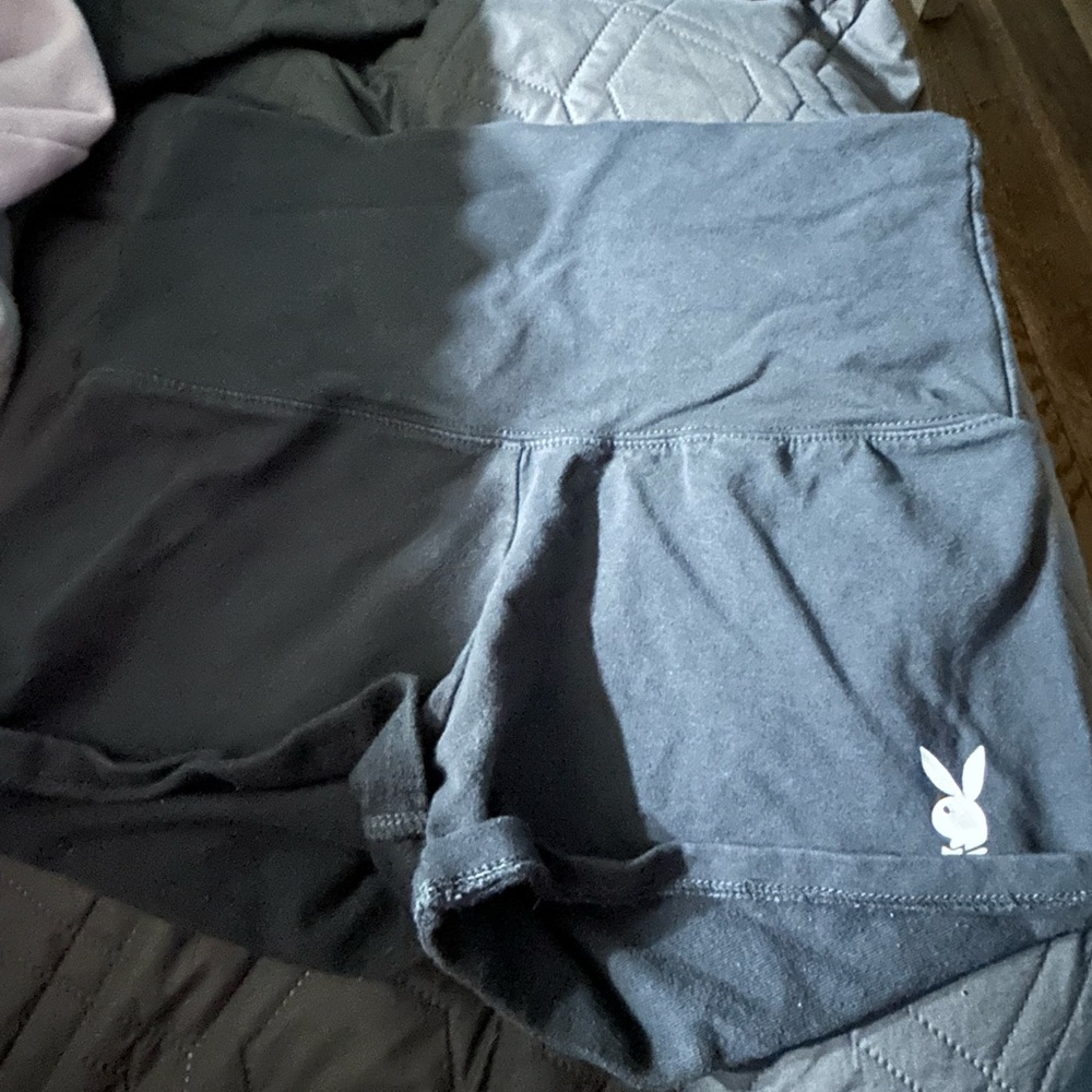 Pacsun fold over playboy shorts